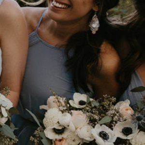 Azazie Heather Dress (Dusty Blue)